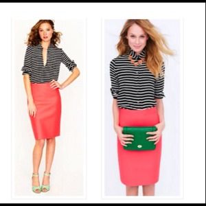 J crew no. Pencil skirt in cotton twill