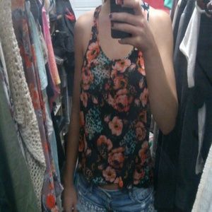 Floral tank top