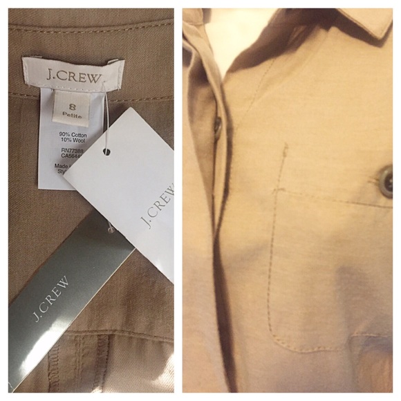 🚫SOLD🚫J. Crew Chino Cotton/Wool Dress 🎉HPX2 - Picture 4 of 4