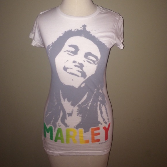 Simple Bob Marley Tshirt Crew neck