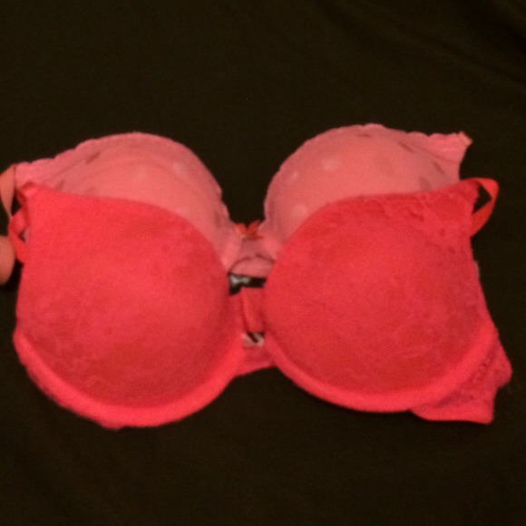Pink bras
