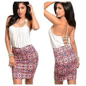 Geo Aztec dress