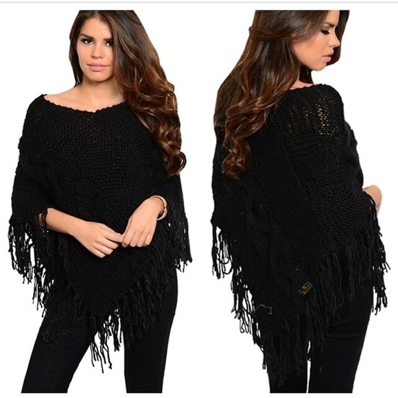 ʙʟᴀᴄᴋ ᴄʀᴏᴄʜᴇᴛ ᴘᴏɴᴄʜᴏ - Picture 1 of 1