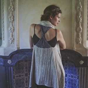 Twist Back Sweater Vest