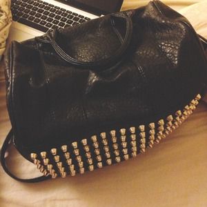 STUDDED HANDBAG