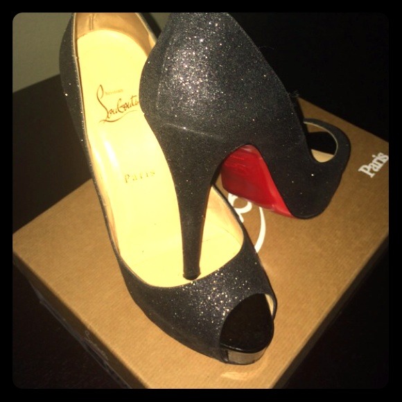 Authentic black Christian Louboutin pumps