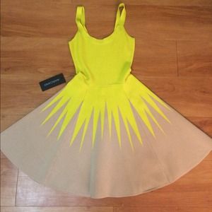 Chartreuse Marciano dress XS