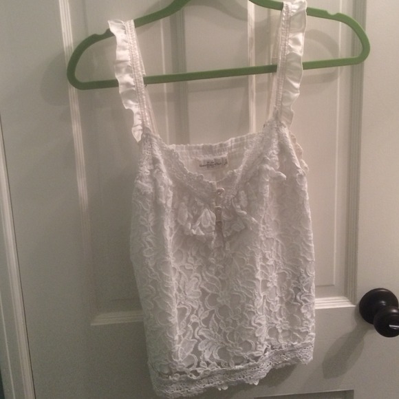 White Lace Abercrombie & Fitch Top