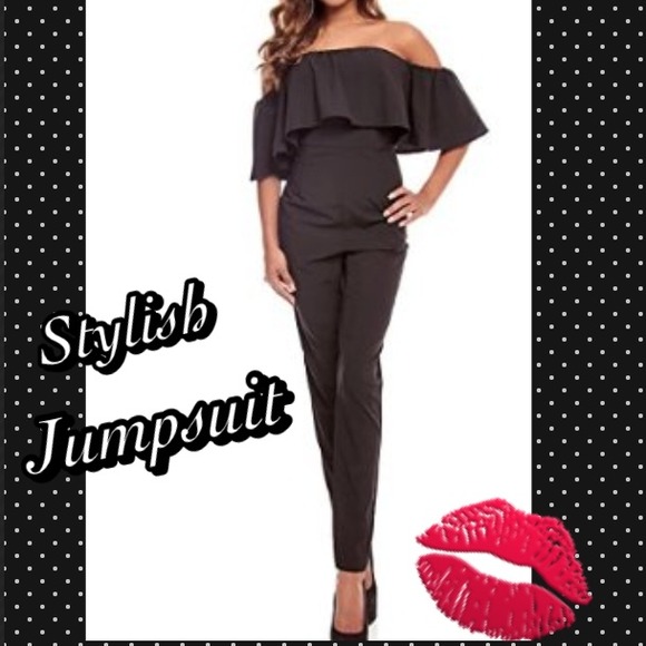 🎯RESERVED🎯 off-the-shoulder jumpsuit