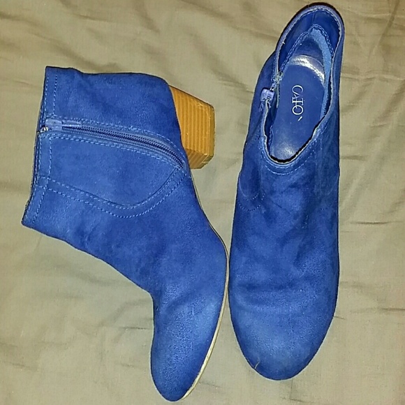 CATO Blue ankle boots size 10