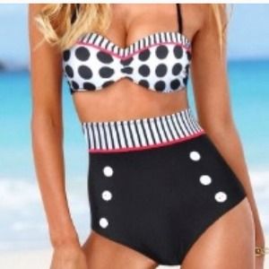 High waist swimsuit