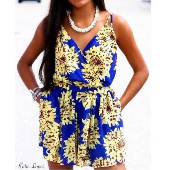 Sunflower romper