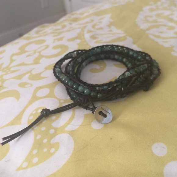 Authentic LuLu Dharma Bracelet--Emerald Hue