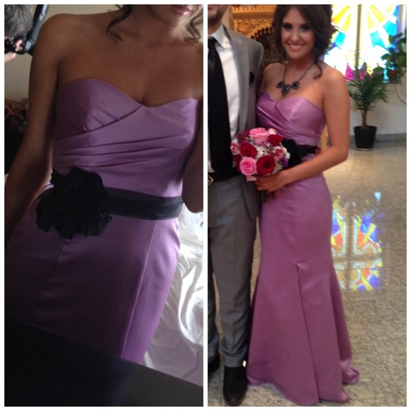 Purple Bridesmaid Dress