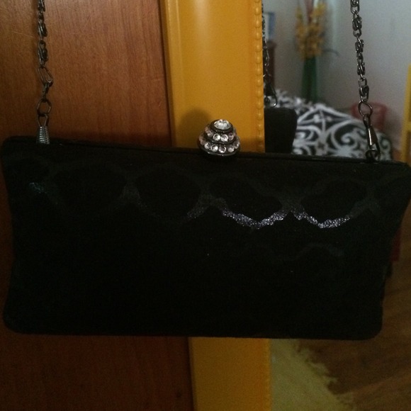 Black BeBe clutch