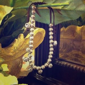 Silver adjustable bracelet