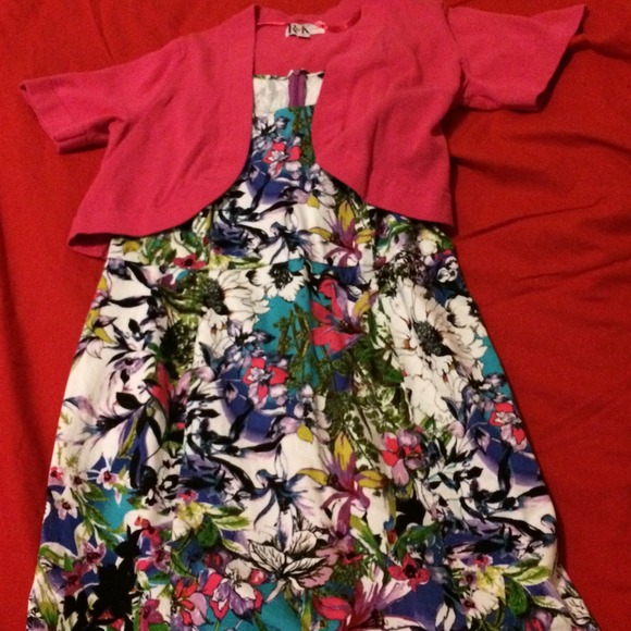 Flower patterned dress