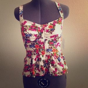 Floral top-SOLD-