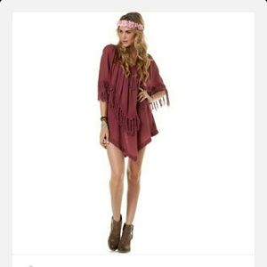 Billabong washed up fringe dress