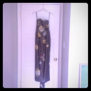 A.B.S. Formal evening gown with mermaid train.