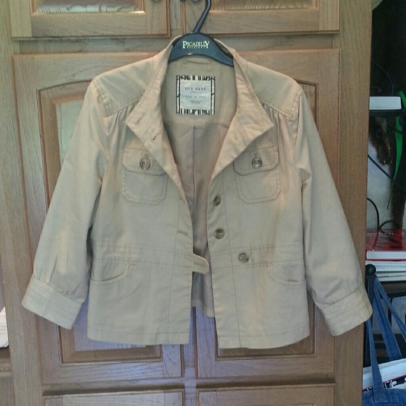 Beige Cotton Jacket