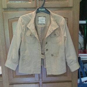 Beige Cotton Jacket