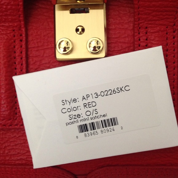 ❌SOLD❌ 3.1 Phillip Lim Mini Pashli Red - Picture 3 of 4