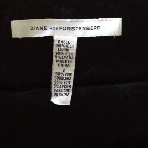 DVF Dian Von Furstenberg black skirt - Picture 2 of 2