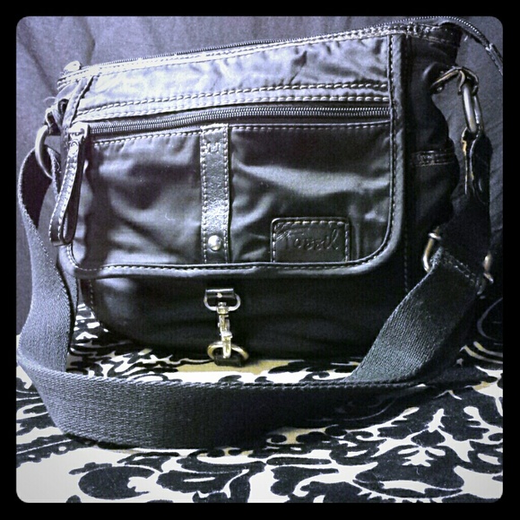 Black Crossbody Bag by Fossil