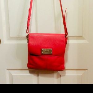 DKNY leather pink crossbody bag