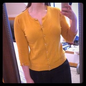 Mustard Yellow Cardigan