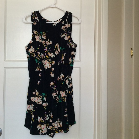 Floral romper.