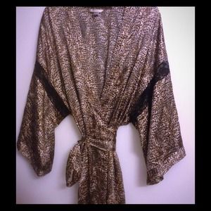 Victoria's Secret leopard print robe