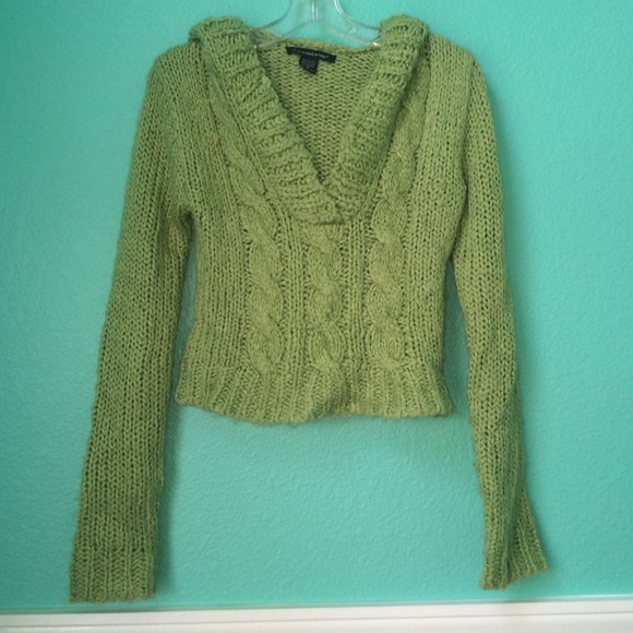 52 Weekends Soft Acrylic Hoodie Sweater