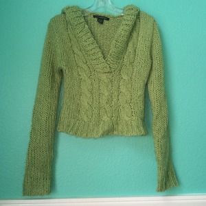 52 Weekends Soft Acrylic Hoodie Sweater