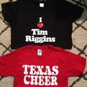 small Texas cheer football tshirts southern