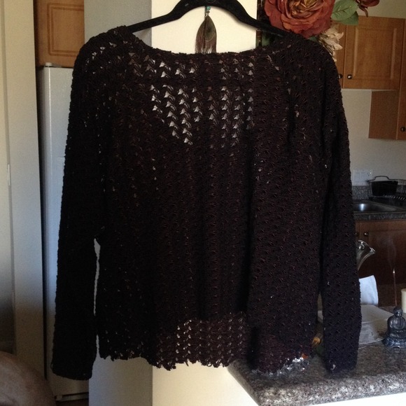 Specialty American Apparel Crochet Sweater