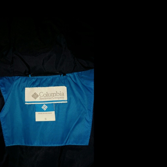 Columbia winter ski jacket womens size S blue hood - Picture 2 of 4