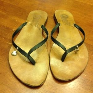 Black Flip Flops