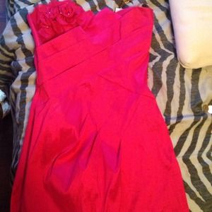 A hot pink teeze me dress