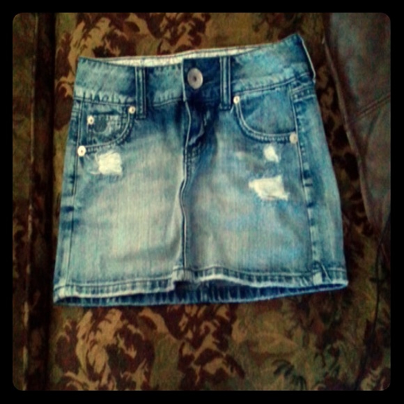 Blue jean skirt