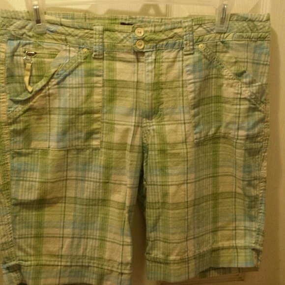 Gently worn plaid shorts