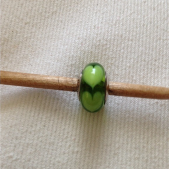 Authentic Pandora Retired Green Love Lime Hearts