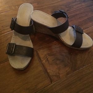 Old navy cork wedges