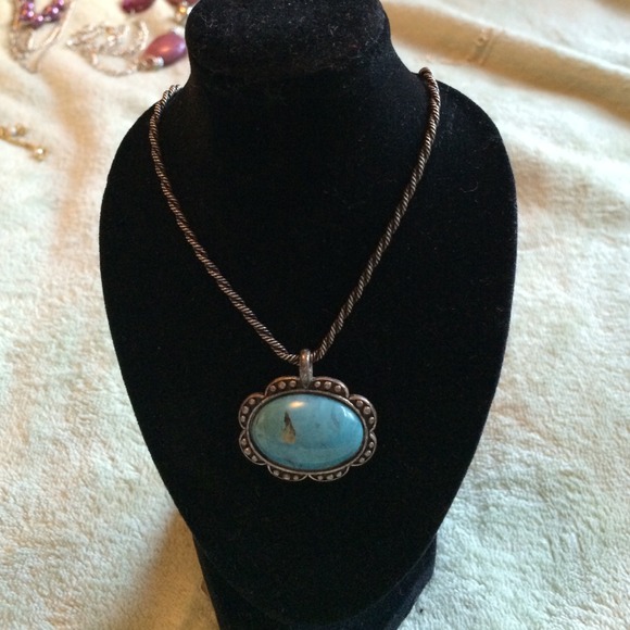 Blue Stone Necklace
