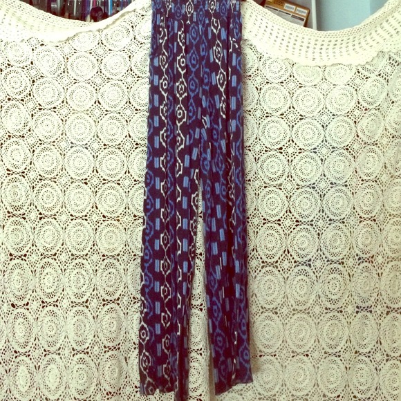 patterned gypsy pants