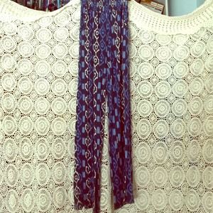 patterned gypsy pants