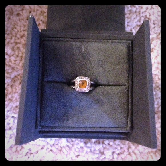 David Yurman Petite Albion Ring in Citrine
