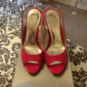 Hot Pink Jessica Simspon heels