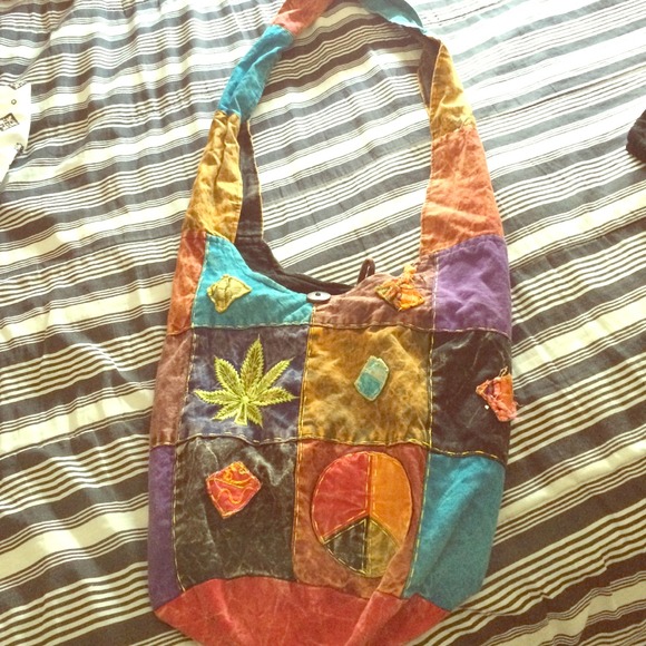 weed peace gypsy bag